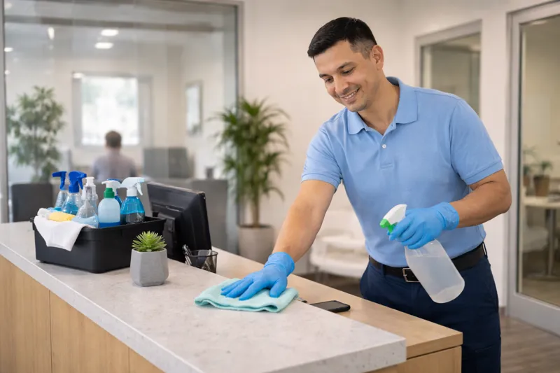 Clean commercial office space