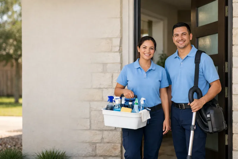 Clean residential home interior